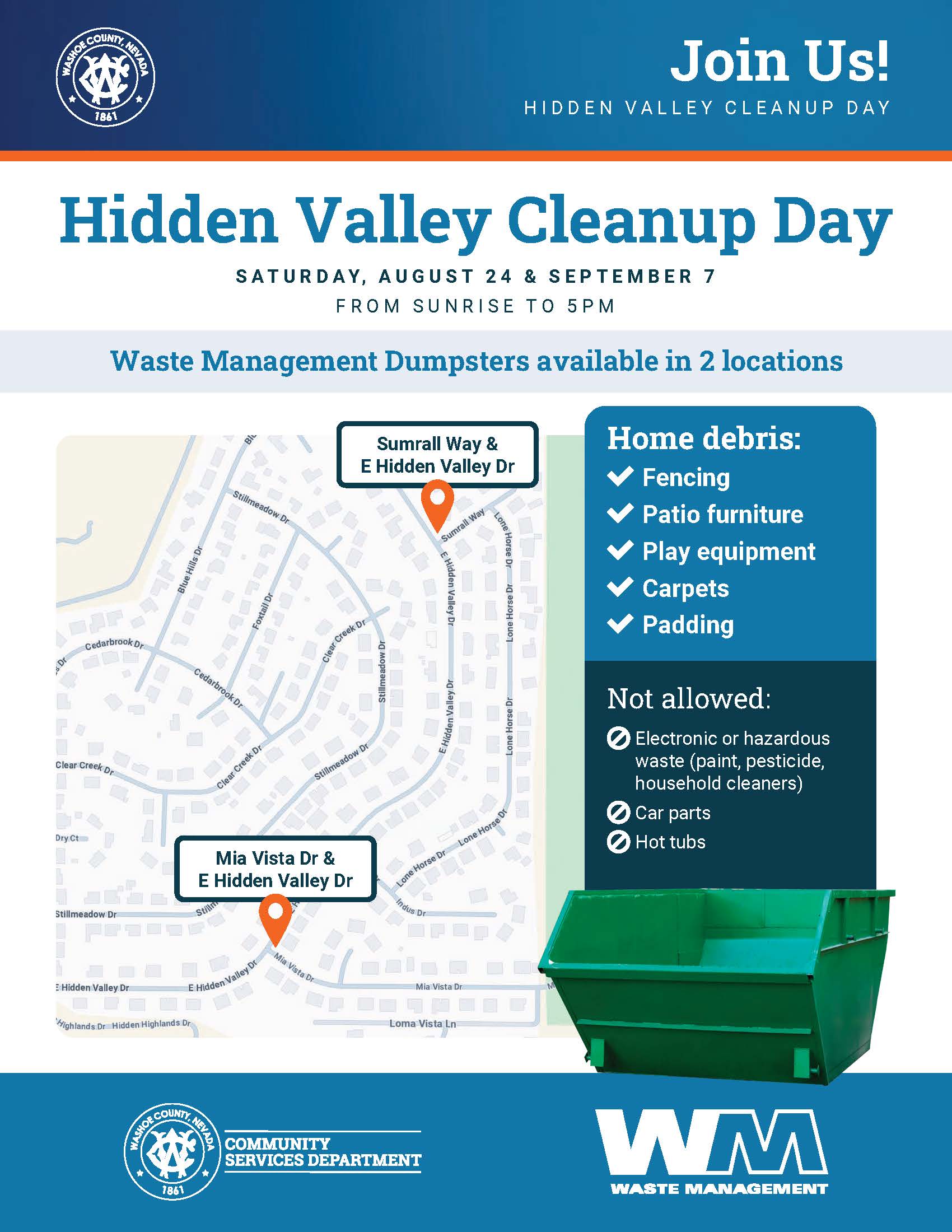 Join us for a hidden valley cleanup