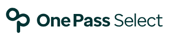 One Pass Select Logo