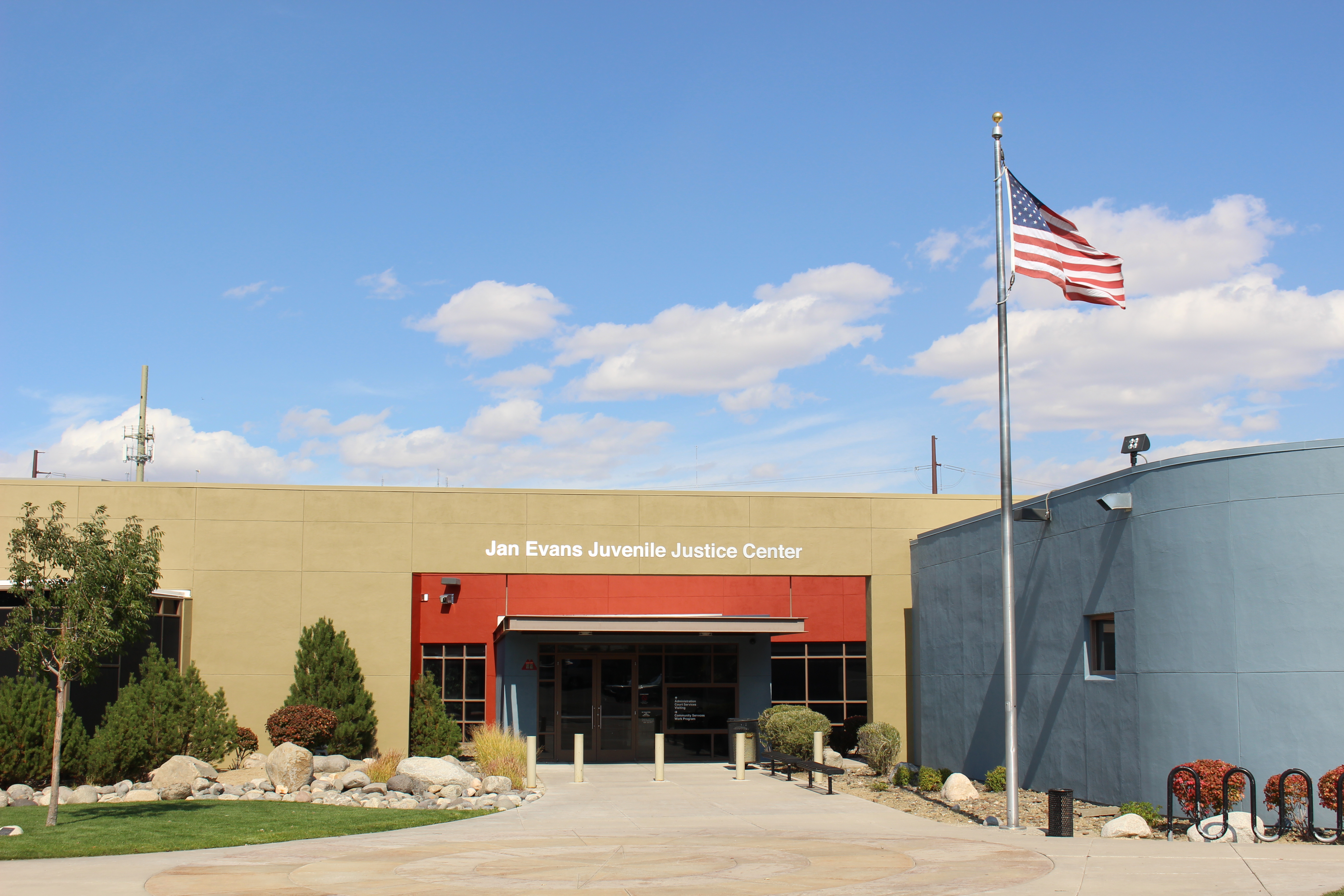 Front of Jan Evans building