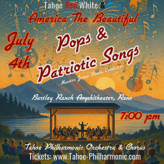 Poster for 4th of July orchestra show