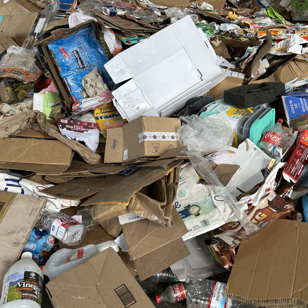 items at WM recycling facility in Reno